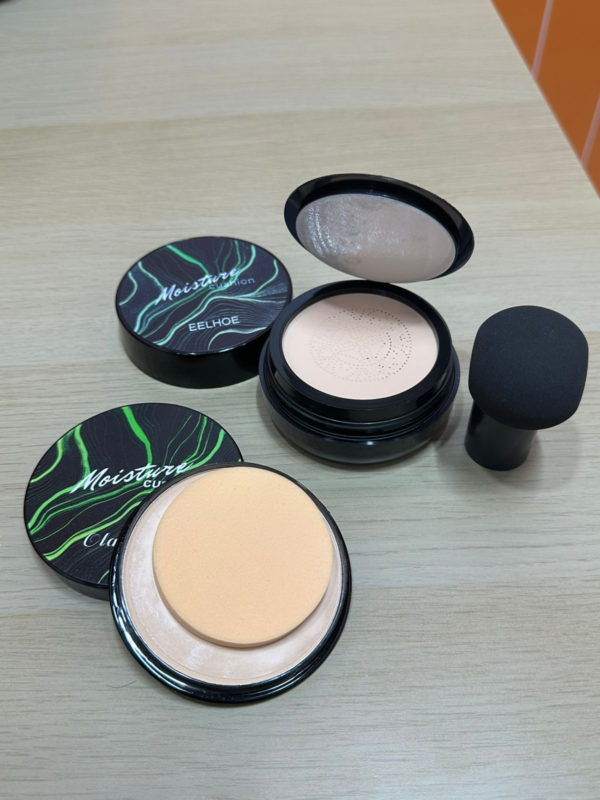 Polvos para el Rostro Moisture Cushion - Acabado Suave, Hidratante y de Larga Duración para Piel Radiante