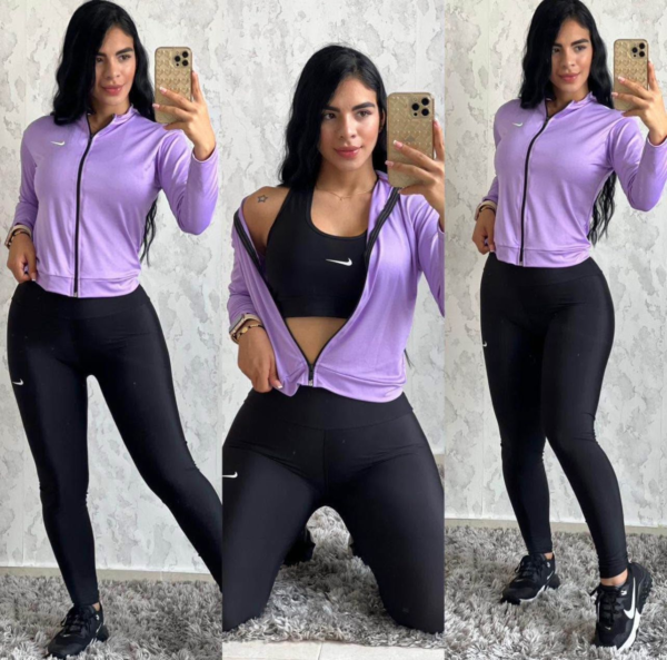 conjunto para gym de 3 piezas - Imagen 5