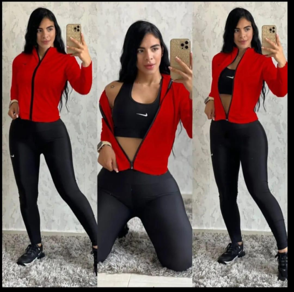 conjunto para gym de 3 piezas - Imagen 8