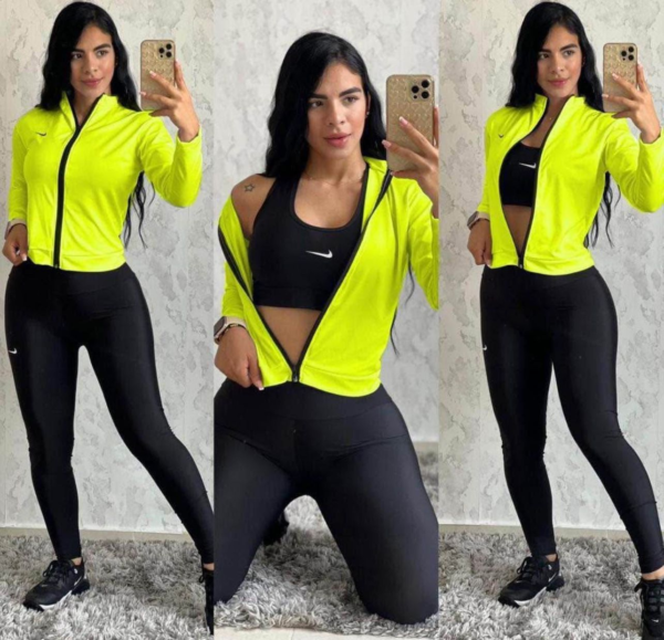 conjunto para gym de 3 piezas
