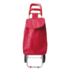 Carro para Mercado con Bolsa de Poliéster y Ruedas Resistentes - Soporta 25kg y Con soporte Vertical - Imagen 3