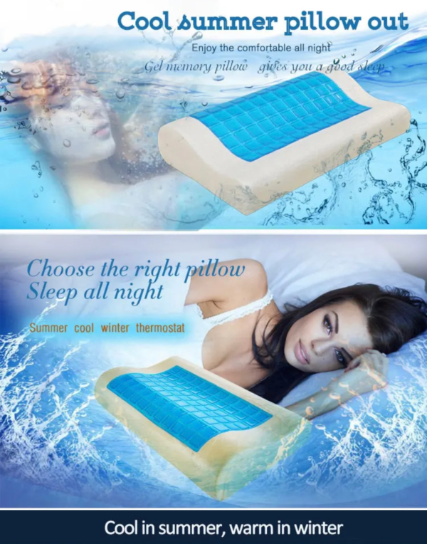 Almohada de Gel Refrigerante para Dormir – Almohada Terapéutica - Imagen 3