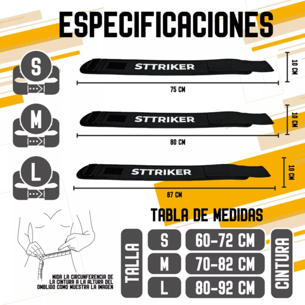 Cinturón Levantamiento Pesas Gym Gimnas - Imagen 7